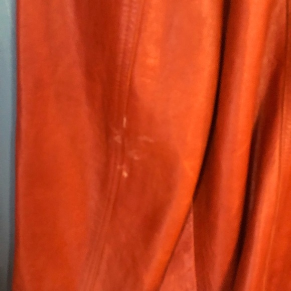 Leather Ellen Tracy button up jacket made in the USA beautiful supple leather - Picture 7 of 8